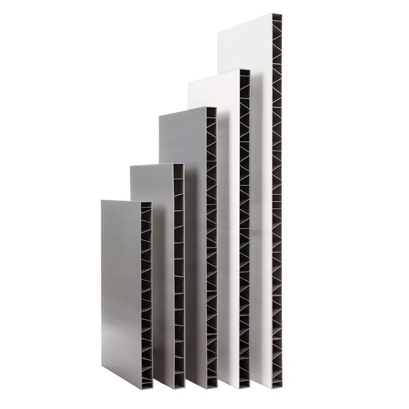 Bouwplast kunststof HP-V panelen wit en grijs