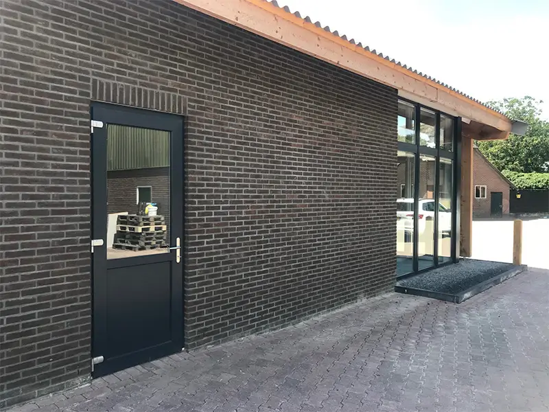 Bouwplast kunststof deur eiersorteercentrum