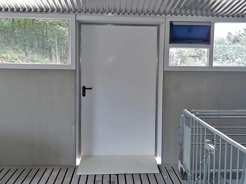 Kunststof staldeur wit Agridoor