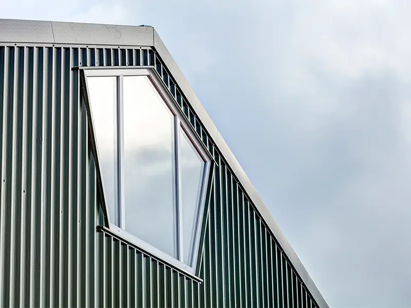 Topgevelkozijn kunststof